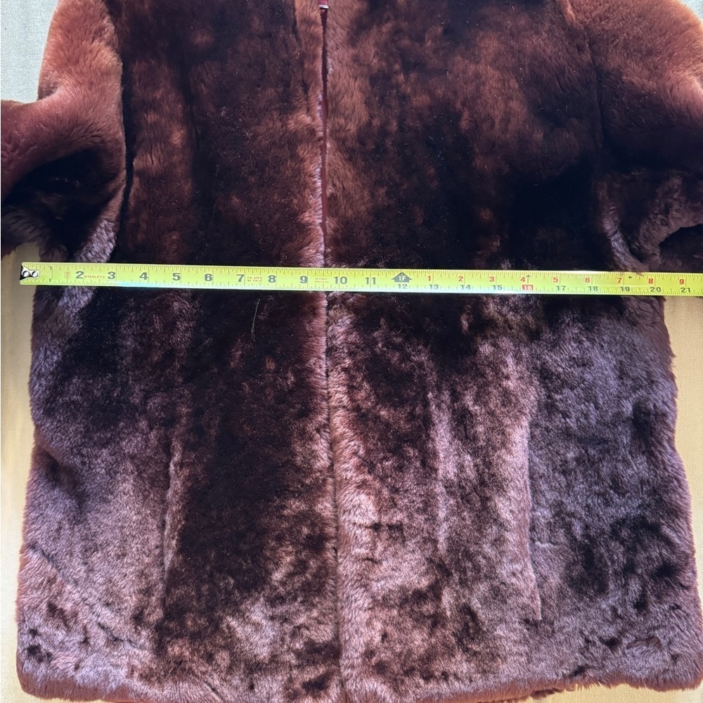Vintage 1940s–50s Beaver Fur Coat Brown Satin Lined Medium Make Offers - Picture 10 of 11